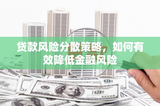 临澧贷款风险分散策略，如何有效降低金融风险