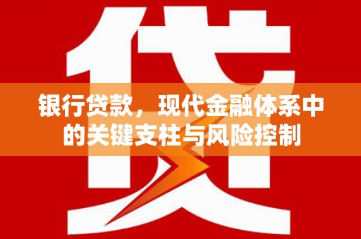 临澧银行贷款，现代金融体系中的关键支柱与风险控制