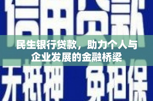 临澧民生银行贷款，助力个人与企业发展的金融桥梁