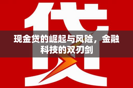 临澧现金贷的崛起与风险，金融科技的双刃剑