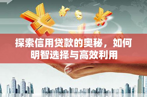 临澧探索信用贷款的奥秘，如何明智选择与高效利用