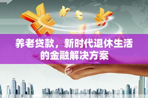 临澧养老贷款，新时代退休生活的金融解决方案