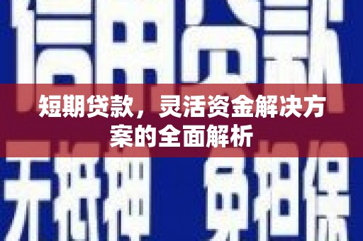 临澧短期贷款，灵活资金解决方案的全面解析